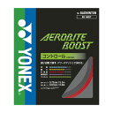 <ネコポス発送 送料無料> Yonex(ヨネックス) BGABBT 661 バドミントン ガット エアロバイト ブースト グレー×レッド 24FW