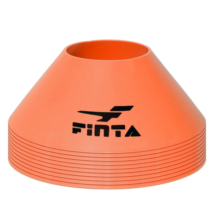 フィンタ(FINTA) FT7810 6100 サッカー フットサル マーカーコーン 同色10枚セット 25SS