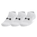 <限定クーポン発行中 7/26 01:59まで お買い物マラソン> アンダーアーマー(UNDER ARMOUR) 1386313 100 マルチSP トレーニング コットン ノーショー ソックス 3足組 25SS