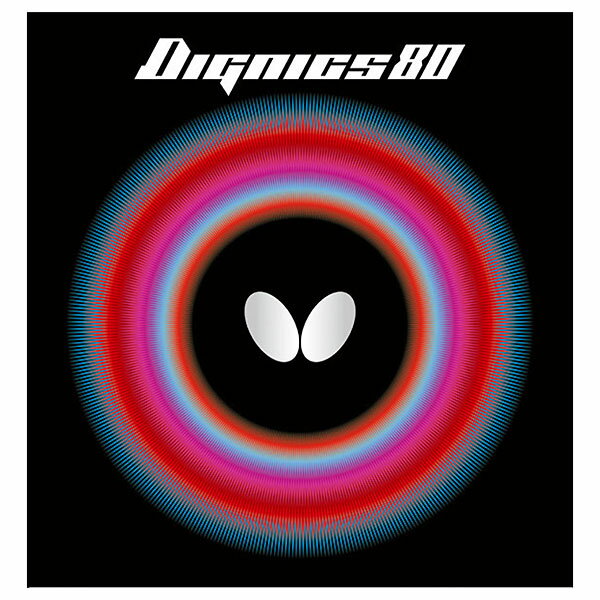 <限定クーポン発行中 10/9 01:59まで お買い物マラソン> <ネコポス発送 送料無料> バタフライ(Butterfly) 06050 278 卓球 ラバー ディグニクス80 ハイテンション裏ラバー ブラック 24FW