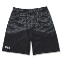 <ネコポス発送 送料無料> ARCH(アーチ) B124133 BLK バスケットボール プラクティスパンツ tiger stripe camo shorts 24FW