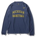 <ネコポス発送 送料無料> SPALDING(スポルディング) SMT24126M 5400 バスケットボール ロングスリーブTシャツ ミシガン バスケットボー...