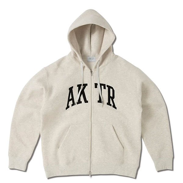AKTR（アクター）　225024010 OM　バスケットボール　パーカー　COLLEGE LOGO SWEAT ZIP HOODIE 25FW