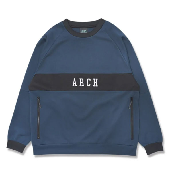 ARCH（アーチ）　T725106 SBLU　バスケットボール　スウェットシャツ college BB rim jersey crewneck ..