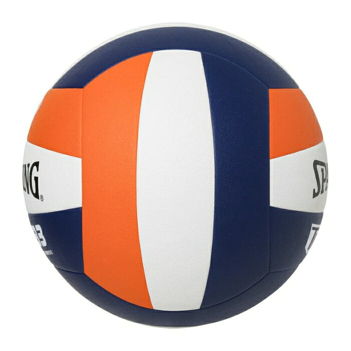 アンドウスポーツのSPALDING（スポルディング）　72-417J　バレーボール　VB3 オレンジ×ホワイト×ネイビー4号球　25FW｜アングル2