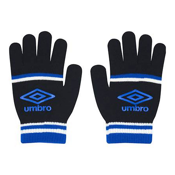 ＜ネコポス発送 送料無料＞ UMBRO（アンブロ）　UUDYJD55 BKBL　サッカ−　ジュニア ニットグローブ　25FW