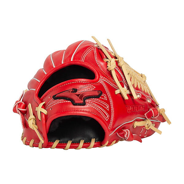ミズノ（MIZUNO）　1AJGR33500 7080 軟式 グラブ　WILL DRIVE RED ウィルドライブ ...