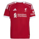 <ネコポス発送 送料無料> adidas(アディダス) JYF33 JV6436 サッカー ジュニア レプリカシャツ リバプールFC 25/26 ホームジャージ...