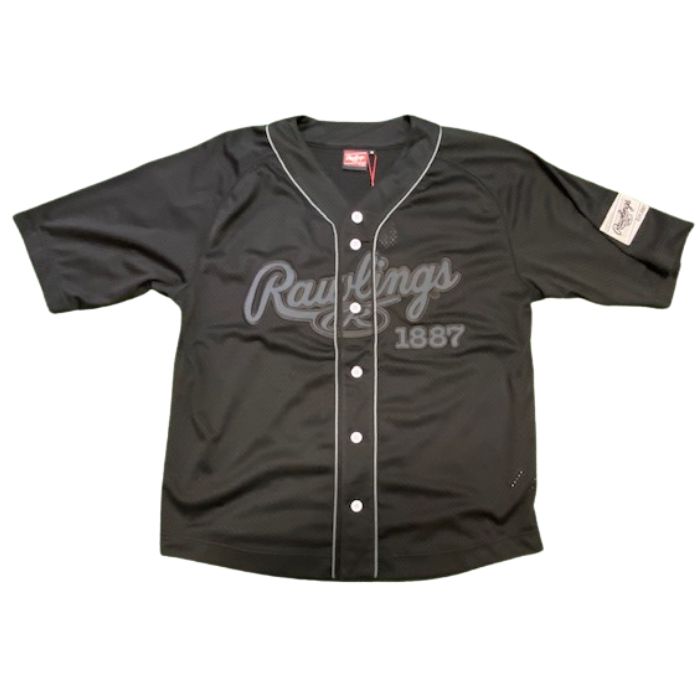 ＜ネコポス発送 送料無料＞ ローリングス（Rawlings）　AOS15S13 B 野球　ベースボールシャツ　25SS
