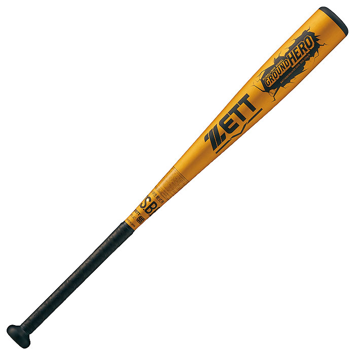 メーカー ZETT（ゼット） カテゴリー 野球 分類 バット 商品名 ZETT（ゼット）　BAT74580 8200 野球　少年軟式　金属バット　グランドヒーロー 80cm　26FW 品番 Z-BAT74580-8200 カラー・仕様・サイズ カラー：8200（ゴールド） 素材：超々ジュラルミン 長さ：80cm 重量：530g平均 最大径：69.5mm平均 対象：少年軟式 バランス：ミドルバランス 生産国：日本製 商品説明 テーパー部の重量を再配分し、軽快なスイングと速球に負けない強さを両立。 　 　 　 　 　 　 　 　 ※この商品のカラーは、 8200（ゴールド） となります。
