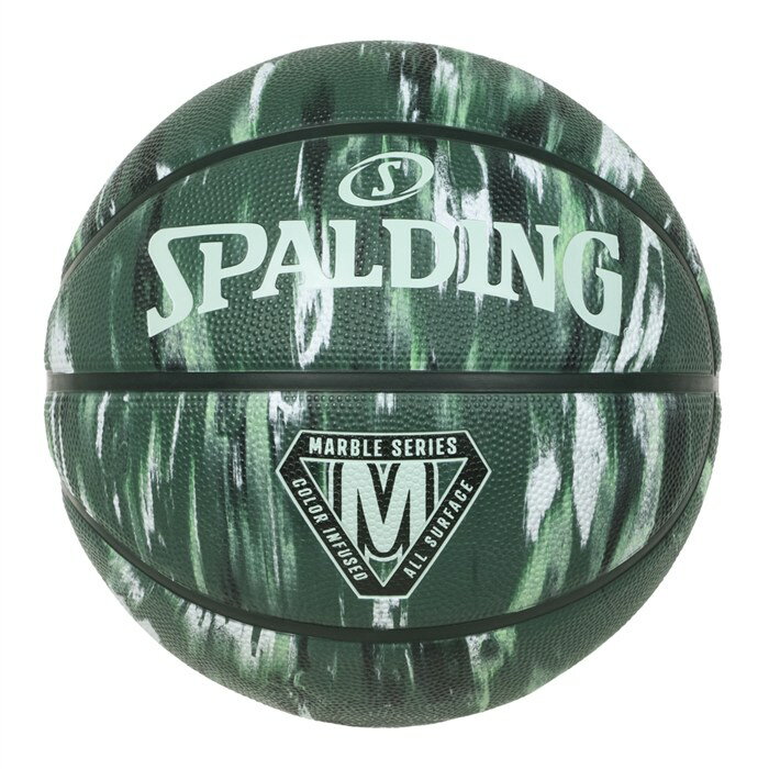 Rakuten - ＜限定クーポン発行中 6/26 01:59まで 楽天お買い物マラソン＞ SPALDING（スポルディング）　85-364J　バスケットボール　マーブル ティール×グリーン×ミント 7号球　26SS