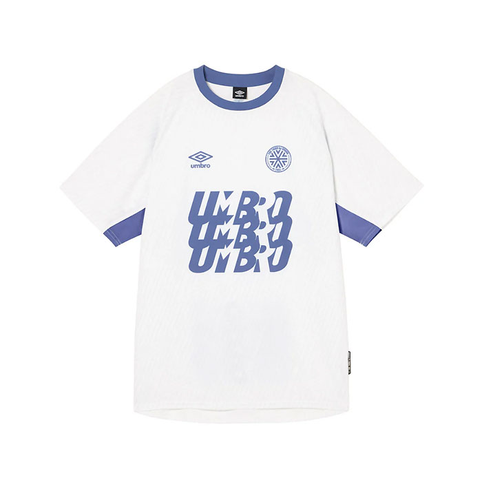 ＜限定クーポン発行中 9/11 01:59まで 楽天スーパーセール＞ ＜ネコポス発送 送料無料＞ UMBRO（アンブロ）　UF6SHS50M WH00　サッカー　THE THIRD グラフィック S/S プラクティスシャツ 26SS
