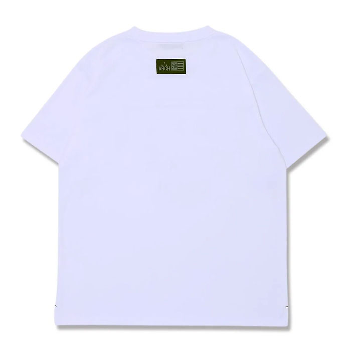 アンドウスポーツの＜ネコポス発送 送料無料＞ ARCH（アーチ）　T126113 WHT　バスケットボール　Tシャツ　Arch stencil star tee DRY 26SS｜アングル2