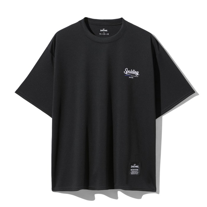 ＜ネコポス発送 送料無料＞ SPALDING（スポルディング）　SMT26011　1000　バスケットボール　ロゴ プリント Tシャツ　26SS