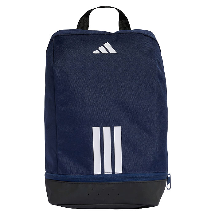 メーカー adidas（アディダス） カテゴリー サッカー 分類 シューズケース 商品名 adidas（アディダス）　LA297 KD4246　サッカー　シューズケース TIRO ティロ シューバッグ 26Q3 品番 ADJ-LA297-KD4246 カラー・仕様・サイズ カラー：KD4246（チームネイビーブルー×ホワイト） 素材：ポリエステル100% サイズ：37×23cm 容量：約10.68L 生産国：パキスタン製 商品説明 ジップクロージャーで、アディダス スリーストライプとスリーバーロゴがアクセントを添えたこのバッグは、ギアを素早く取り出せて、持ち運びが簡単。 　 　 　 　 　 　 　 　 ※この商品のカラーは、 KD4246（チームネイビーブルー×ホワイト） となります。