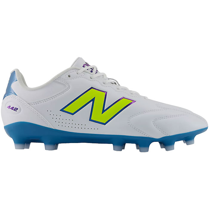 メーカー ニューバランス カテゴリー サッカー 分類 スパイク 商品名 ニューバランス（new balance）　U43H74A2E　サッカー　スパイク　442 Team HG/AG V3 26FW 品番 NBJ-U43H74A2E カラー・仕様・サイズ カラー：WHITE×ALKALINE GREEN 素材アッパー：人工皮革ソール：合成樹脂底 足幅：2E（標準） 対象：メンズ・ユニセックス 生産国：ベトナム製 商品説明 毎日の練習に最適なエントリーモデル。しなやかな素材感を持つマイクロファイバー材料をアッパーに採用し、心地よい履き心地を提供。トップモデルと連動した新しいHGプレートを開発し、硬いグランドや長めの人工芝での操作性を改善し安定感がさらに向上。 　 　 　 　 　 　 　 　 ※この商品のカラーは、 WHITE×ALKALINE GREEN となります。