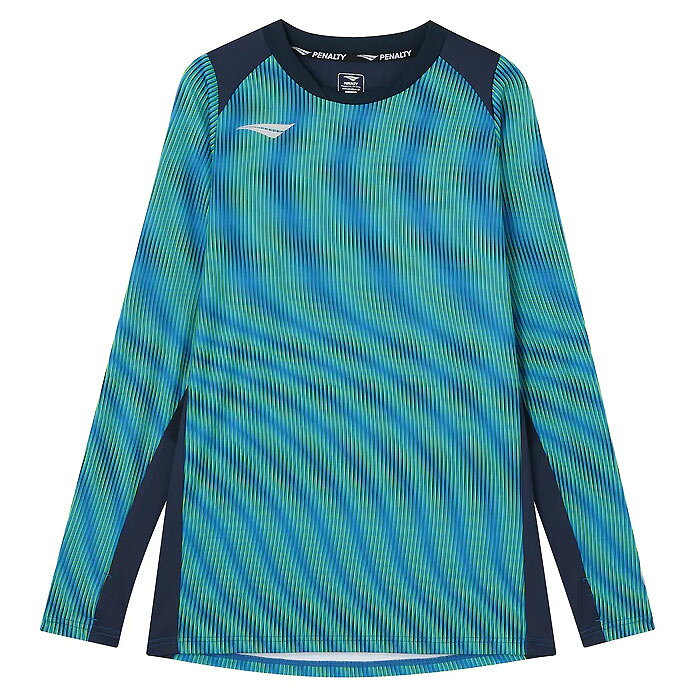 メーカー PENALTY（ペナルティ） カテゴリー サッカー　フットサル 分類 トレーニングウェア 商品名 PENALTY（ペナルティ）　POS6002　88　サッカー　フットサル　トレーニングウェア　プロ L/S トレーニングトップ　26SS 品番 WIN-POS6002-88 カラー・仕様・サイズ カラー：88（シアン） 素材：ポリエステル93％/ポリウレタン7％ 機能：吸汗速乾 対象：メンズ・ユニセックス 商品説明 脇のメッシュ部分で体に熱もこもりにくく、ハードなワークアウトも快適に行えます。 　 　 　 　 　 　 　 　 ※この商品のカラーは、 88（シアン） となります。