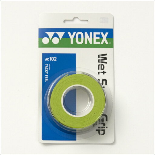 Yonex(ヨネックス) ウェットスーパーグリップ(3本入) AC102 テニス アクセサリー 13SS Yonex(ヨネックス) ウェットスーパーグリップ(3本入) AC102 テニス アクセサリー 13SS