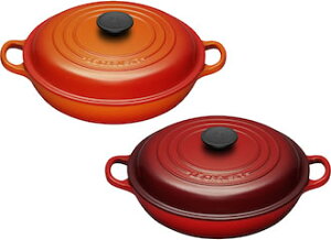 ルクルーゼ(le creuset)ビュッフェキャセロール26cmフランス製鋳物ホーロー(琺瑯)鍋　2〜4人の家庭におすすめの調理器具(浅型両手鍋)[送料無料] 結婚祝い 内祝等のギフトに！日本正規品【楽ギフ_送料無料】