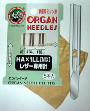 オルガン針　HA×1LL（レザー専用針） 　【メール便での発送OK】のサムネイル