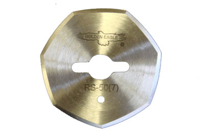 KM　小型裁断機(RS-50)用替刃（7角刃）：アウトレット品【メール便での発送OK】