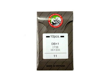一番多く売れている標準仕様のミシン針「オルガン針 DB*1(10本入)」 【ヤマト・メール便での発送OK】