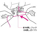 ベビーロック　糸取物語　Wave Jet BL69WJ用針糸通しフック【メール便での発送OK】