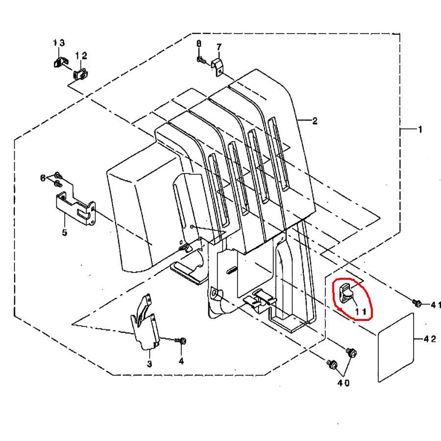 JUKI　ロックミシン用(MO-114)用糸調子ツマミ【メール便での発送OK】