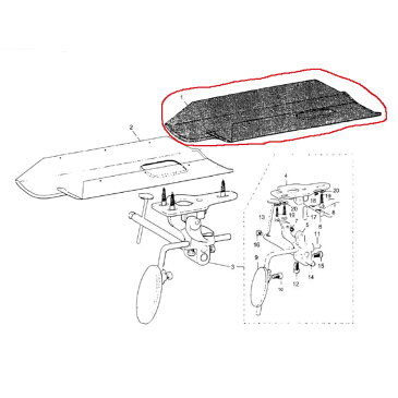 JUKI　千鳥ミシン(LZ-271)用油受け