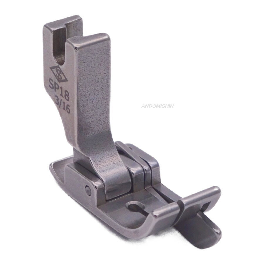 職業用ミシン・工業用ミシン用押え　「爪ガイド付押え（右）4.8ミリ　（アウトレット品）」　【メール..