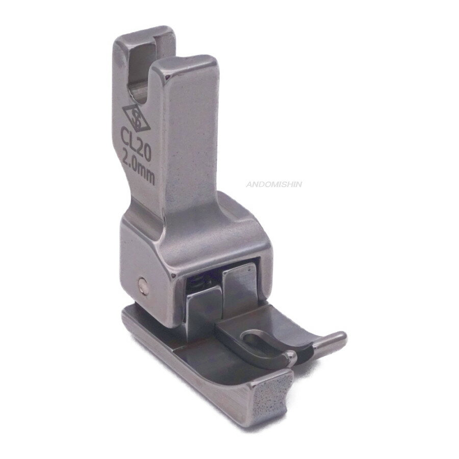 職業用ミシン・工業用ミシン用押え「段付押え（左）　2.0mm（アウトレット品）」【メール便での発送OK】のサムネイル