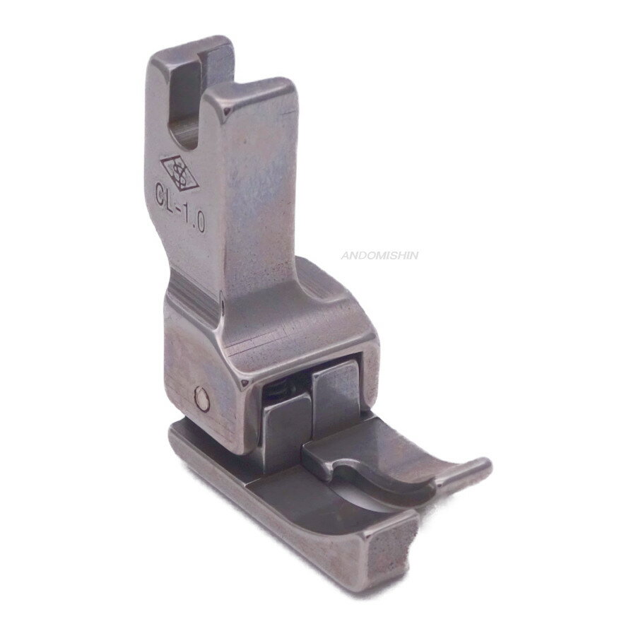 職業用ミシン・工業用ミシン用押え　「段付押え（左）　1.0mm（アウトレット品）」　【メール便での発送OK】のサムネイル