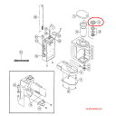 ナオモト スチームアイロン（HYSシリーズ）用 樹脂容器用中フタ【メール便での発送OK】