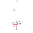 JUKI 上下送りミシン(DSU-142)用針棒糸掛け【メール便での発送OK】