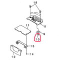 針板ばね止めネジ　＊JUKI　職業用ミシン用【メール便での発送OK】