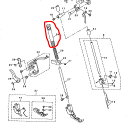 JUKI　ロックミシン(MO-114D）用押え調節ネジ【メール便での発送OK】