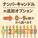【オプション】選べるから嬉しいフォトクッキーセット専用:ナンバーキャンドルの追加オプション(4)