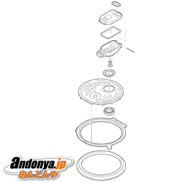 《送料区分1》三菱 三菱電機 MITSUBISHI ELECTRIC 炊飯器用 純正品 交換用 部品 放熱板組立（内蓋/内フタ） M15E51330HAS