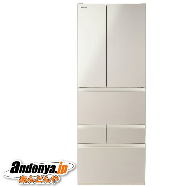 《送料区分F》東芝 VEGETA FHシリーズ 6ドア GR-Y600FH(EC) [サテンゴールド]