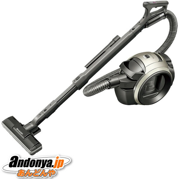 《送料区分3》シャープ 遠心分離サイクロン掃除機 EC-U100-N [ゴールド系](納期2か月程度)