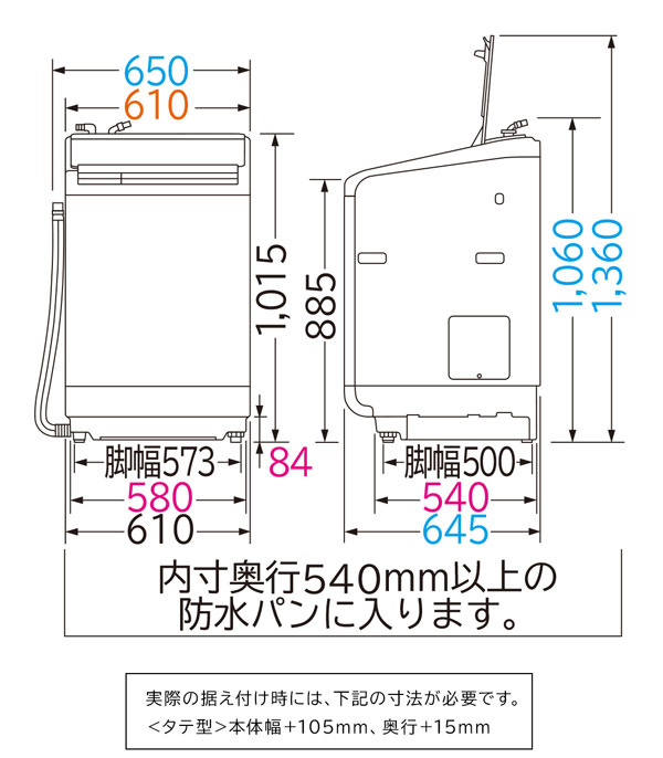 《送料区分C》日立 ビートウォッシュ BW-DV120E-W [ホワイト]