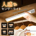 人感センサーライト 充電式 センサーライト 玄関 USB クローゼット 省エネ 自動点灯 室内 トイレ LED 電球 センサー ナイトライト フットライト 簡単...