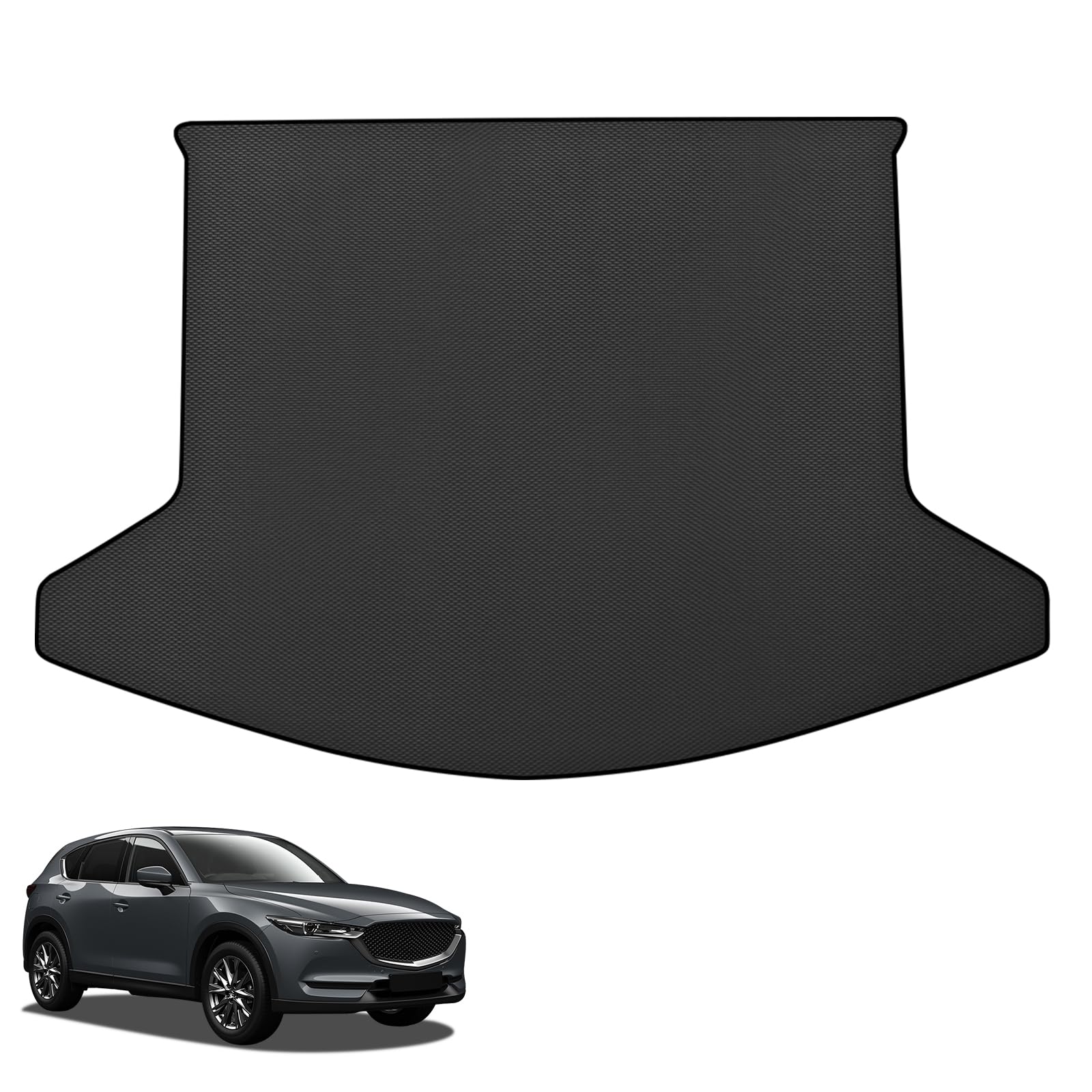 新型 マツダ CX-5 KF系 車種用 ラゲッジマット MAZDA CX5 用 2Dトランクマット PVC素材 カーゴマット ..