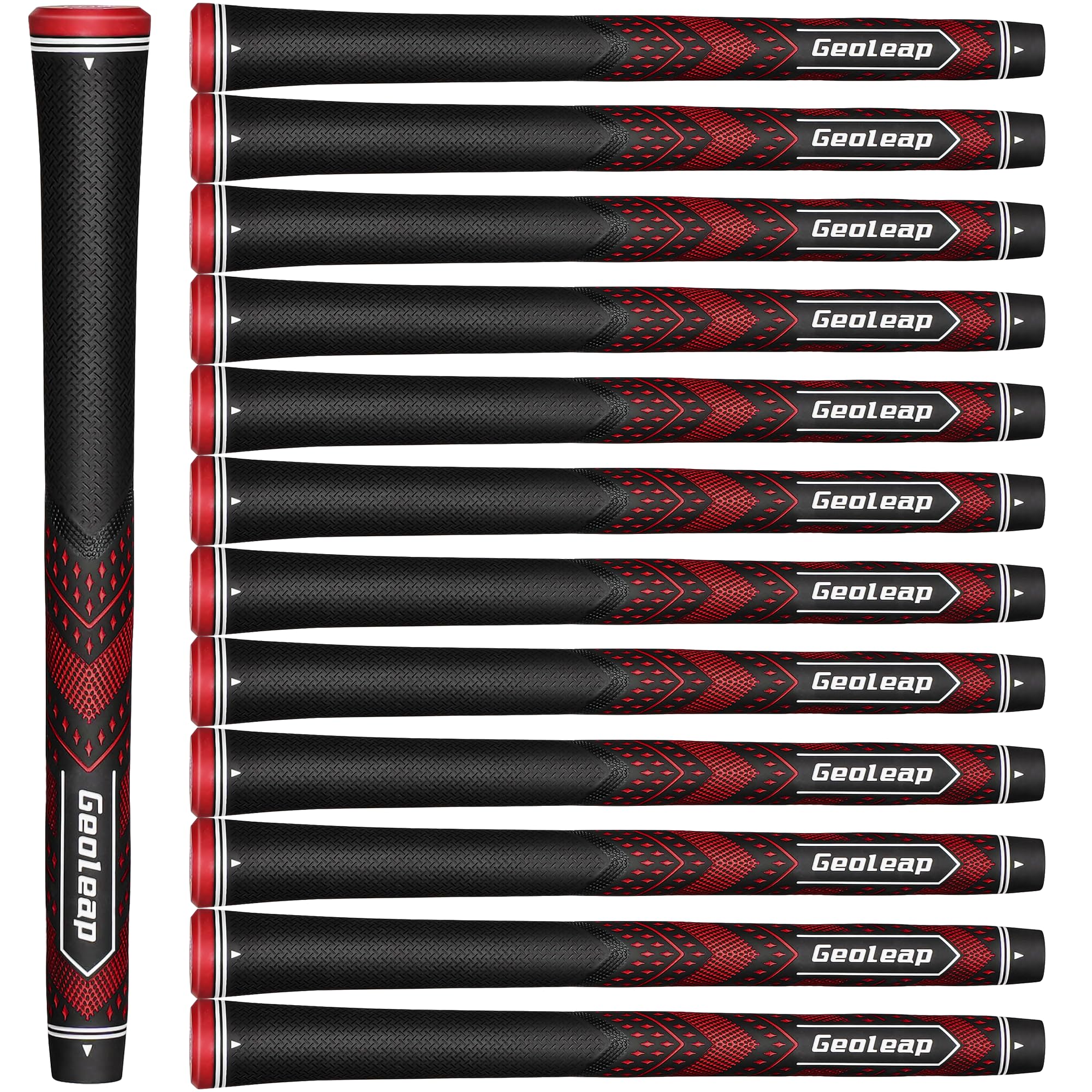 ゴルフグリップ13件セット ソフトなゴルフクラブグリップ 、テーパ設計の低減、高度なトラクションと優れたパフォーマンスを提供し、サイズが標準/中型で、快適なクリップがあります。