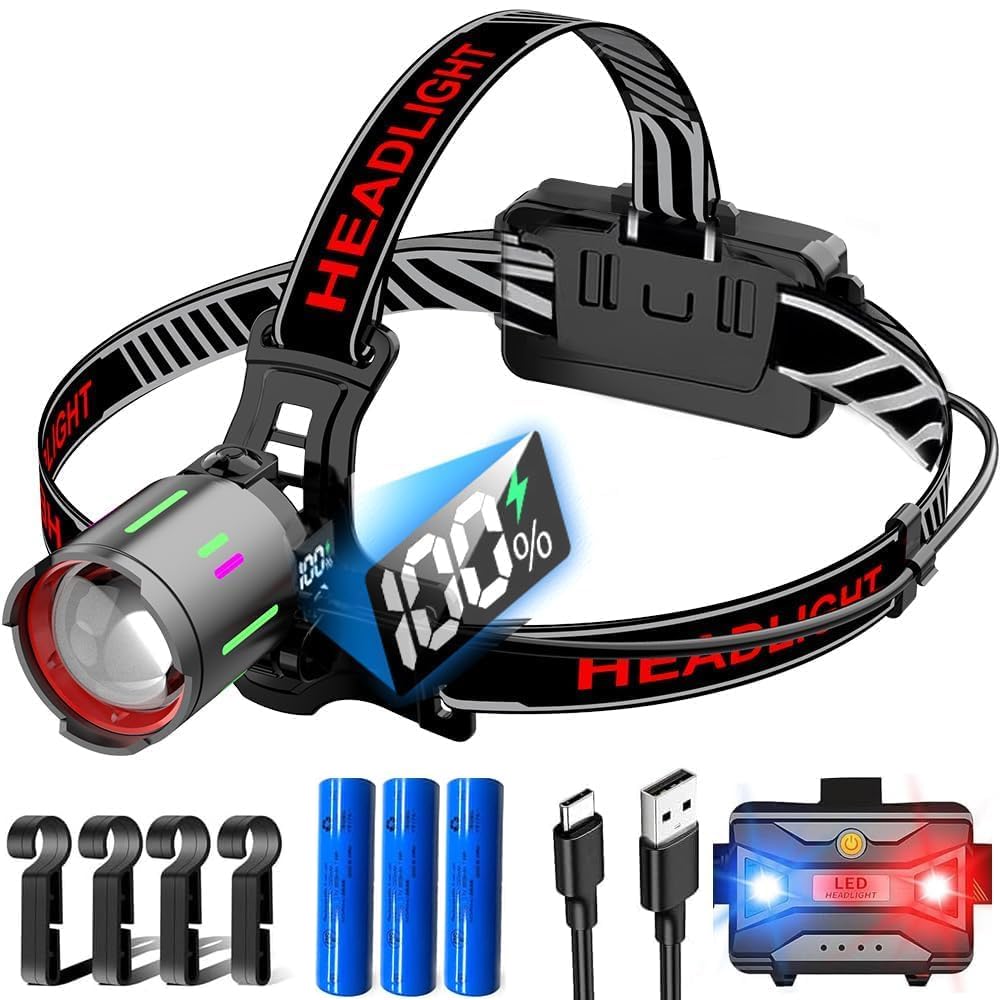 �ڱվ��ǥ���������ɽ�����顼����ۥإåɥ饤�� ���� Ķ�⵱�� 3000000�롼��� ���뤤 USB���ż� led 6�Ĥξ����⡼�� ���󥵡���ǽ ��� �إ�...