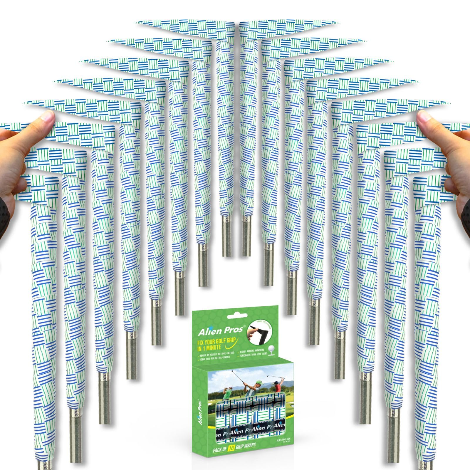 ゴルフラッピングテープ（3/6/12/24個セット） - 革新的なゴルフクラブグリップソリューション-1分以内に、新しいグリップに生まれ変わります