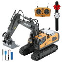 ショベルカー ラジコン おもちゃ 建設車両 パンダウォッチ付き | 砂遊び こども向け エクスカベーター 充電式 コンストラクショントイ 多機能 2.4GHz 無線 1/18 680度旋回 LEDライト搭載 日本語説明書付き 合金製 室内 室外 男の子 砂場 誕生日 プレゼント ショッピング