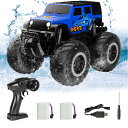 ラジコンカー こども向け オフロード 水陸両用 4WD 四輪駆動RCカー リモコンカー 車 防水 2.4GHz無線操作 360回転 人気 誕生日 プレゼント 車おもちゃ 贈り物