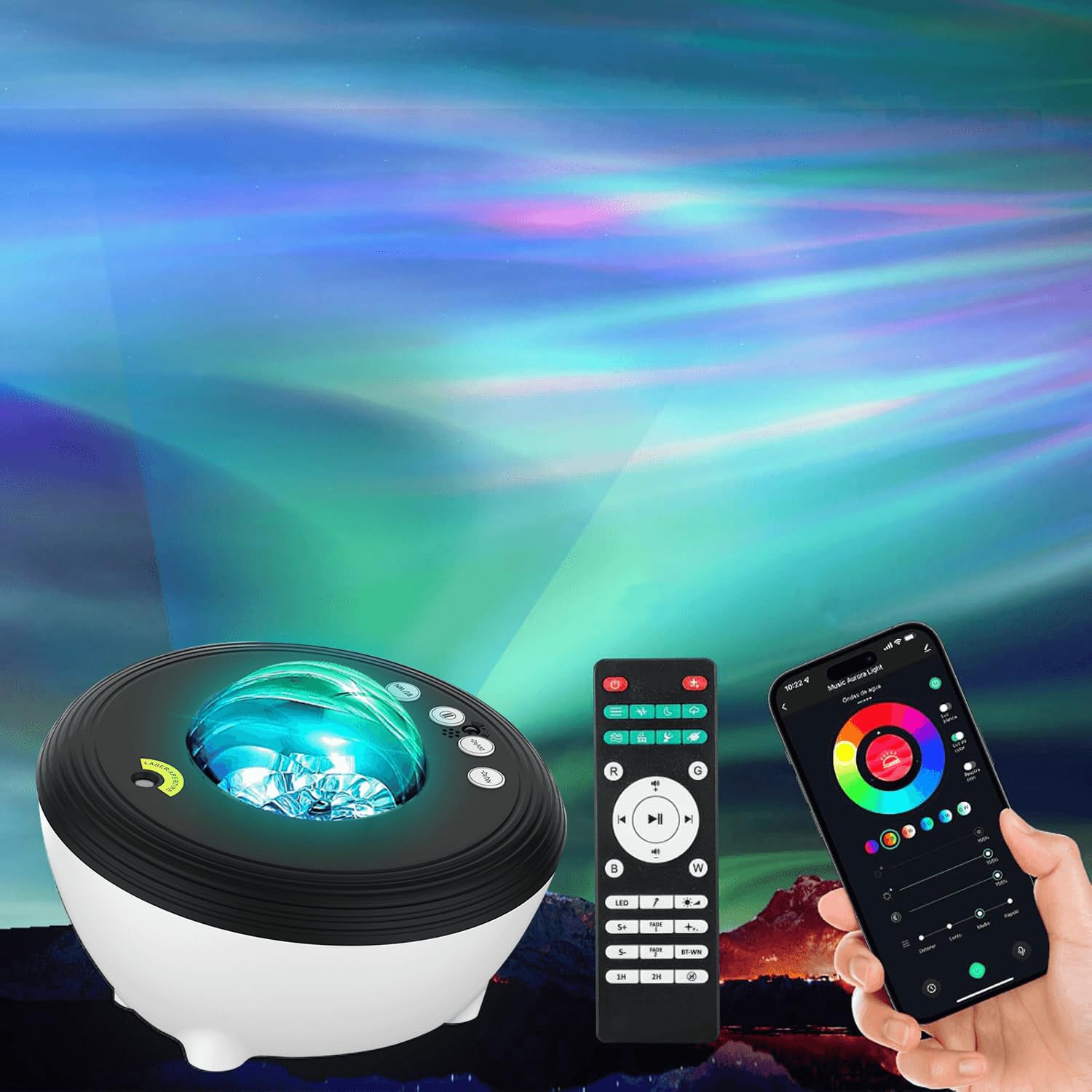 プラネタリウム プロジェクターライト タイマー機能 本体&リモコン操作可能 ベッドサイドランプ 寝かしつけ 音楽再生 音楽モード投影ライト 星空 北極光 スター ライト 癒しグッズ 投影ランプ 室内インテリアライト ギャラクシーライト プレゼント 誕生日