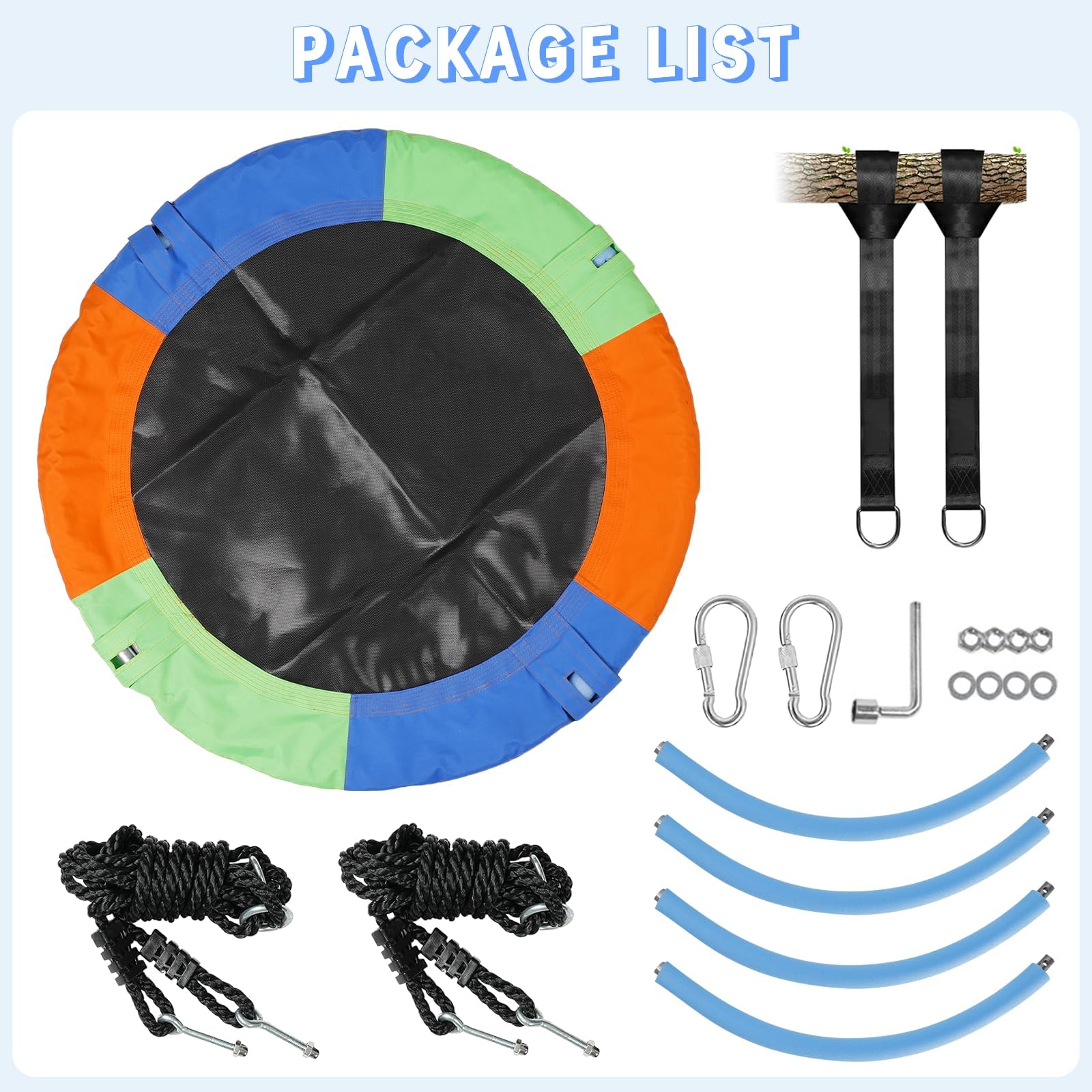 ブランコ 室内屋外使用可能 ぶらんこ 子供大人用 ハンモック900Dオックスフォード 組み立て簡単 防水 家庭用 屋外遊具 室内?アウトドア?庭?キャンプ場?公園?遊び場 直径110CM